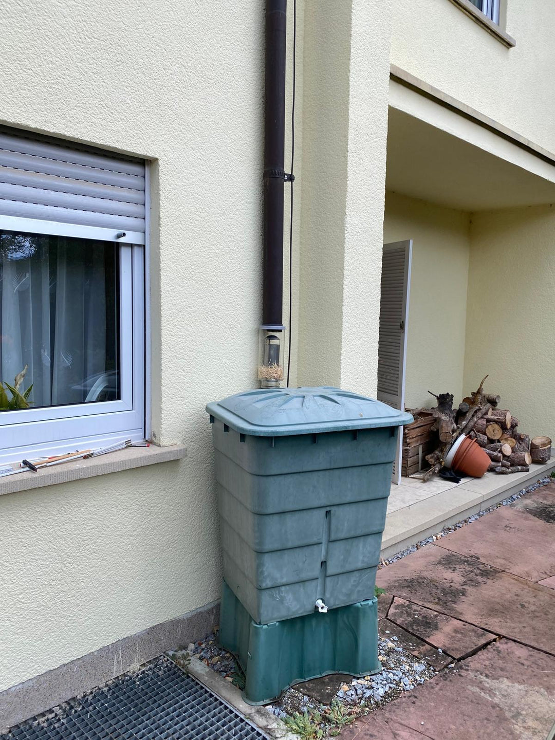 Premium-Fallrohrfilter mit Edelstahlfiltersieb