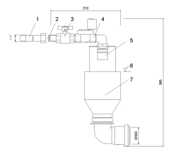 Nachspeiseeinheit 24 V, ½ Zoll mit RAINMASTER D 24